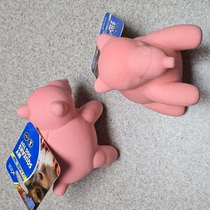 Squeaky Pink Dog Toys